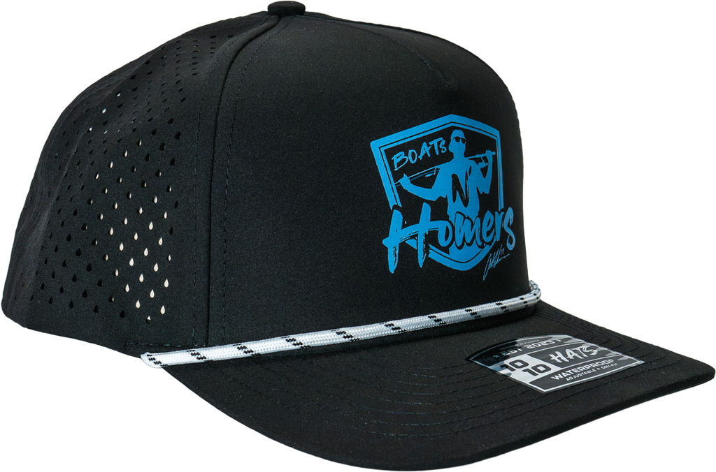 Signature Logo Performance Rope Hat - Black