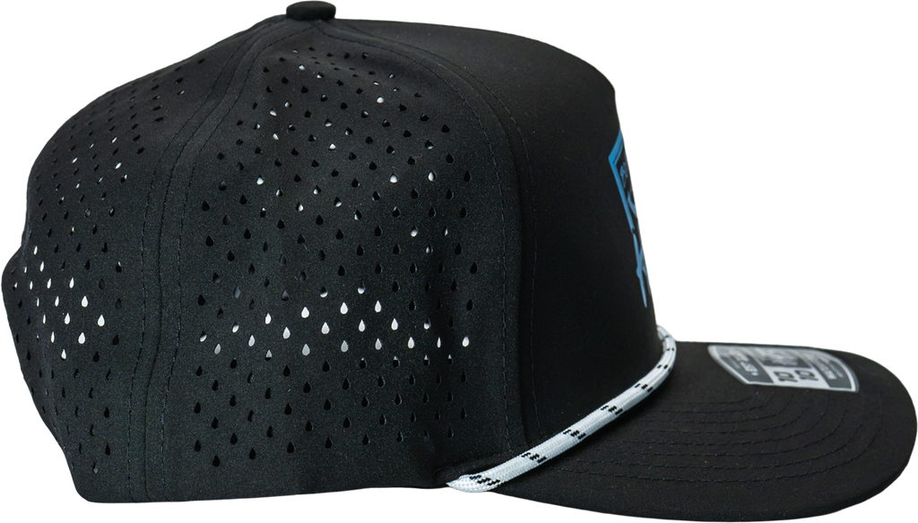 Signature Logo Performance Rope Hat - Black