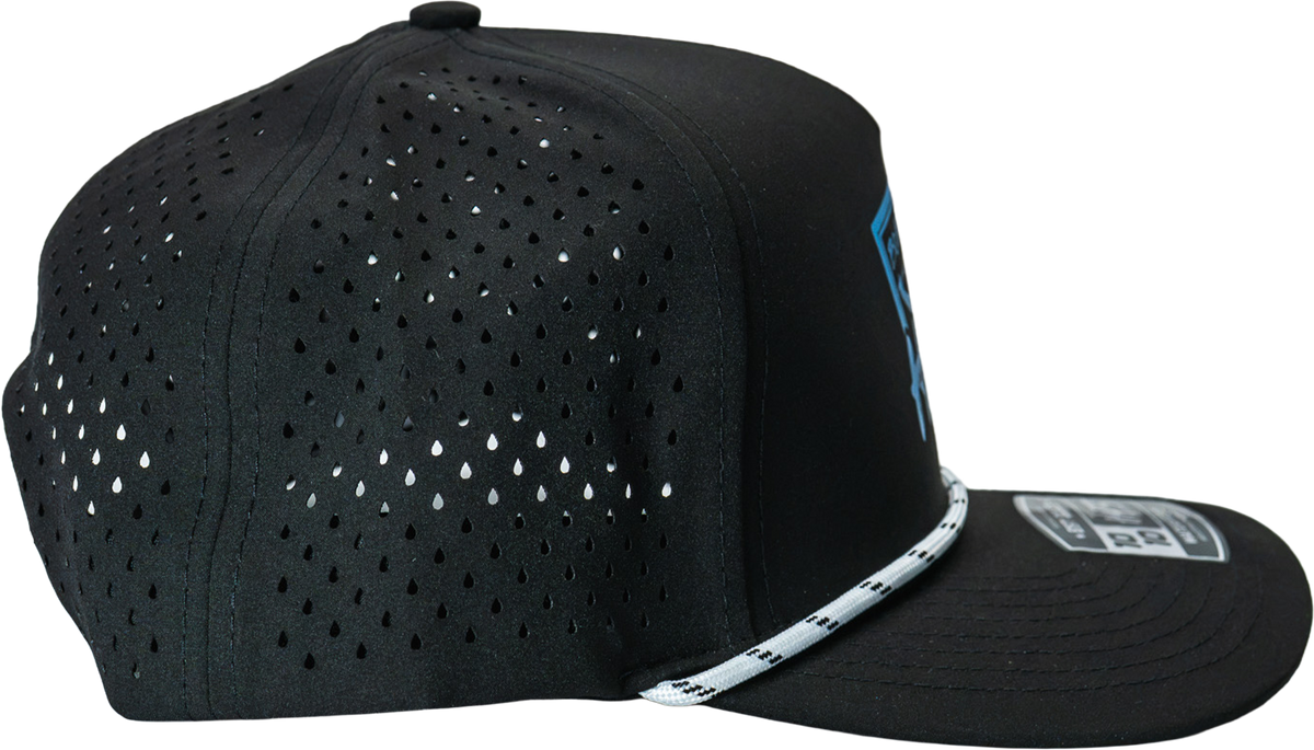 Signature Logo Performance Rope Hat - Black
