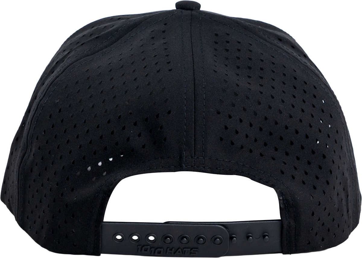 Redfish Performance Rope Hat - Black