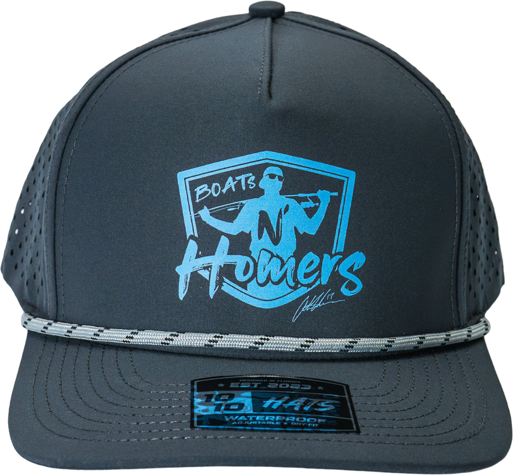 Signature Logo Performance Rope Hat - Grey