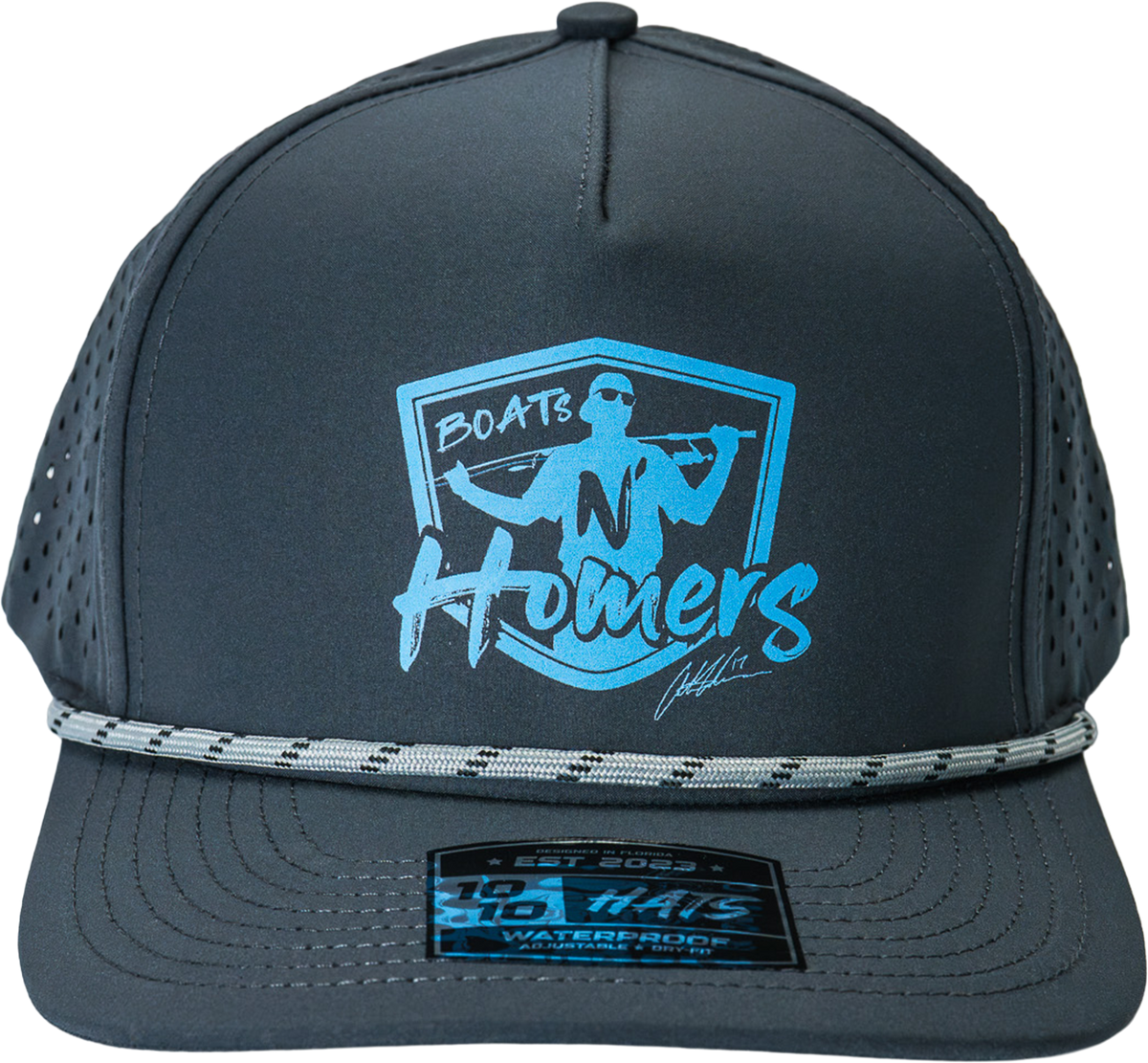 Signature Logo Performance Rope Hat - Grey