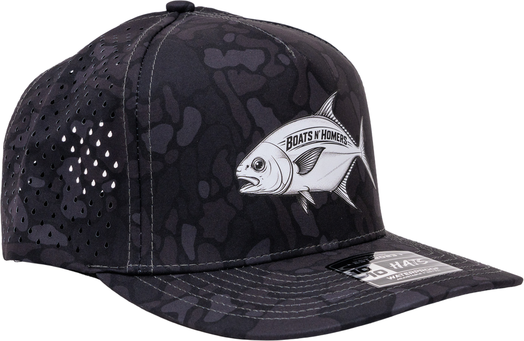 Permit Performance Hat - Black Turtle Camo