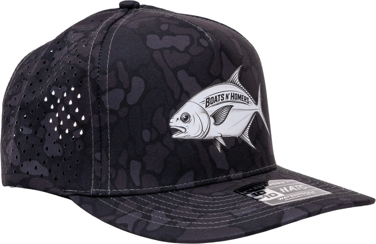 Permit Performance Hat - Black Turtle Camo