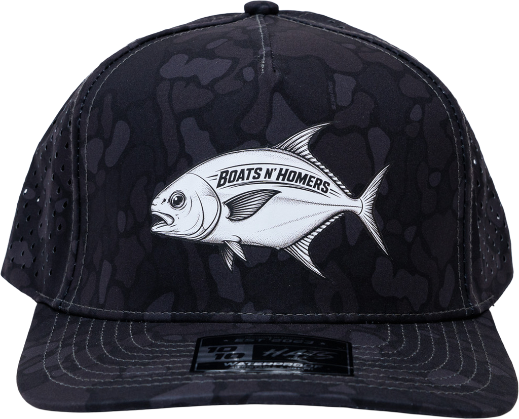 Permit Performance Hat - Black Turtle Camo