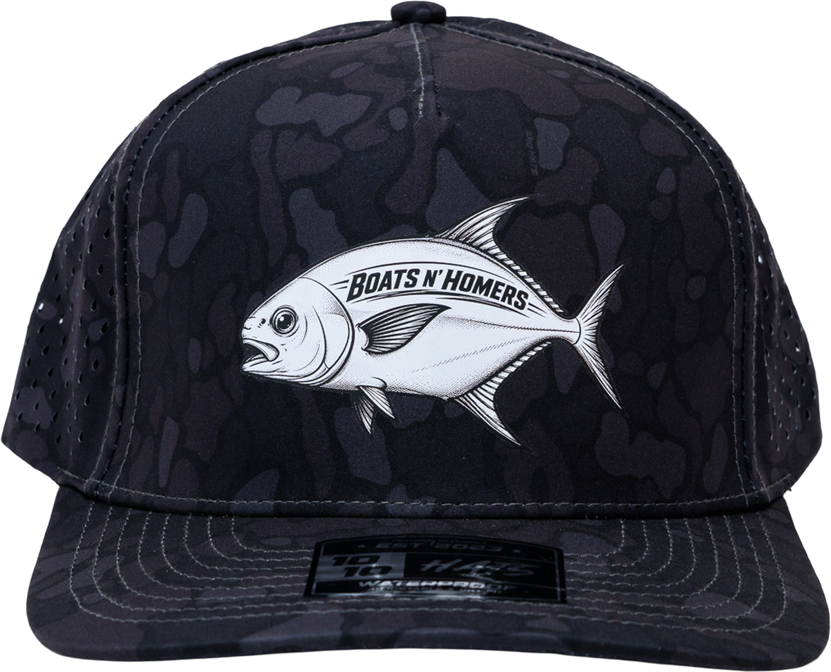 Permit Performance Hat - Black Turtle Camo