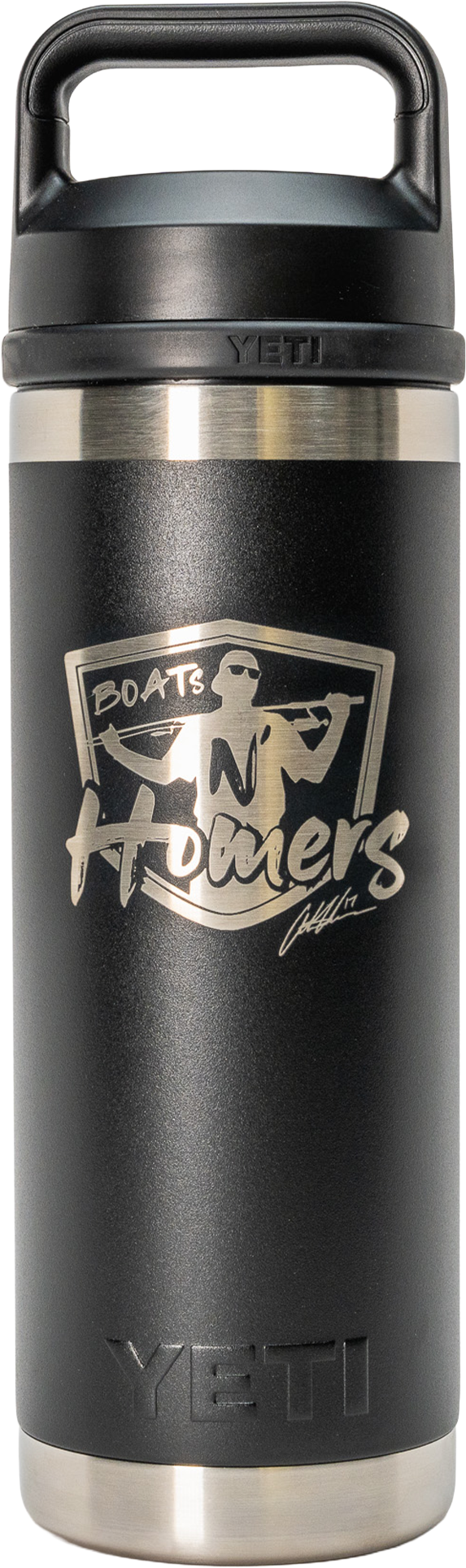 Rambler Bottle with Chug Cap - Black