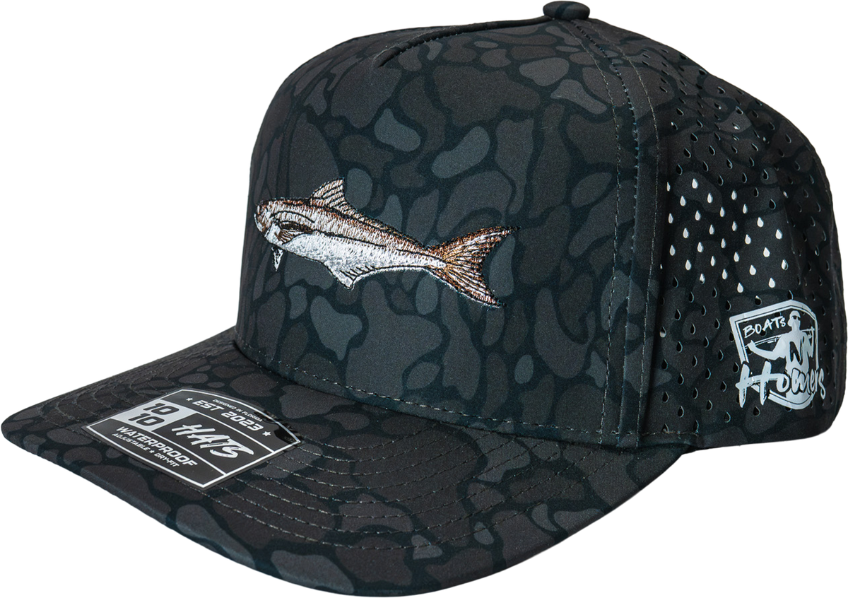 Cobia Performance Hat - Black Turtle Camo