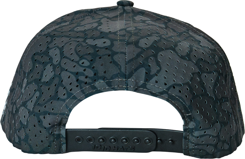Cobia Performance Hat - Black Turtle Camo
