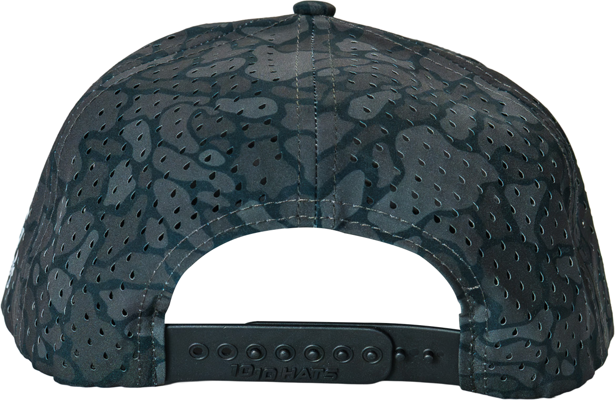Cobia Performance Hat - Black Turtle Camo
