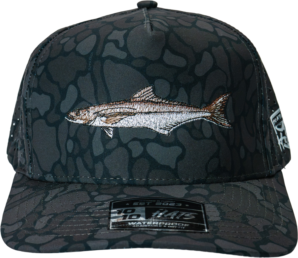 Cobia Performance Hat - Black Turtle Camo