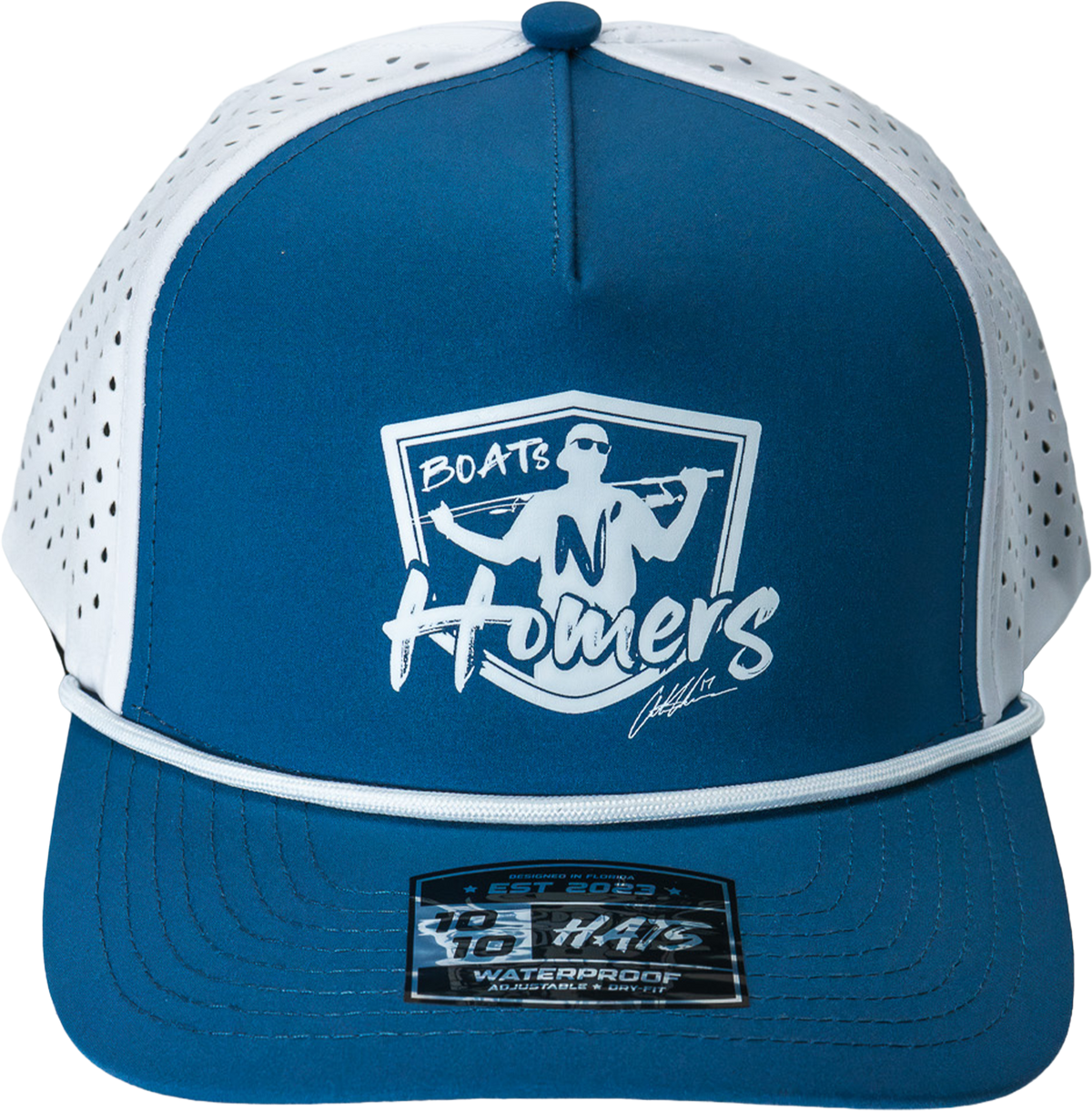 Signature Logo Performance Rope Hat - Blue