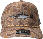 Cobia Rope Hat - Brown Turtle Camo