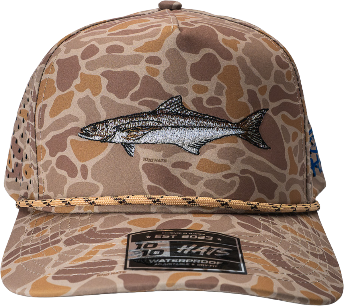 Cobia Rope Hat - Brown Turtle Camo