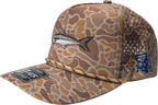 Cobia Rope Hat - Brown Turtle Camo