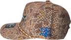 Tarpon Rope Hat - Brown Turtle Camo