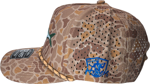 Tarpon Rope Hat - Brown Turtle Camo