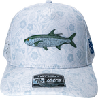 Tarpon Performance Hat - White Floral