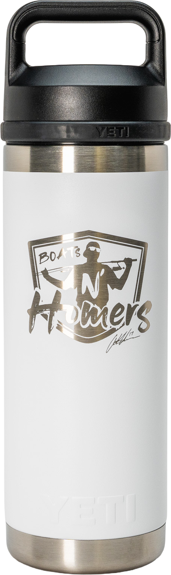 Rambler Bottle with Chug Cap - White