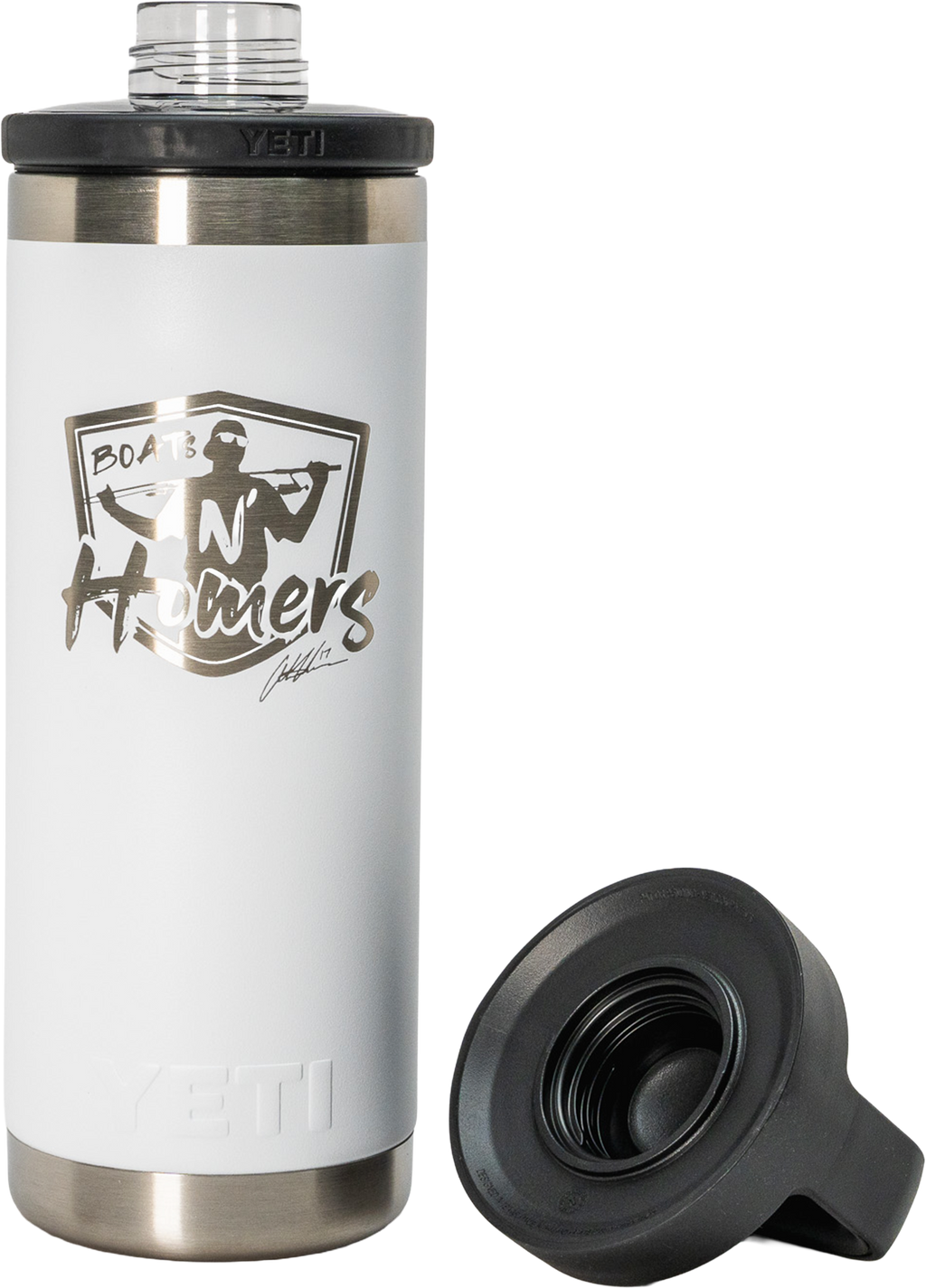 Rambler Bottle with Chug Cap - White